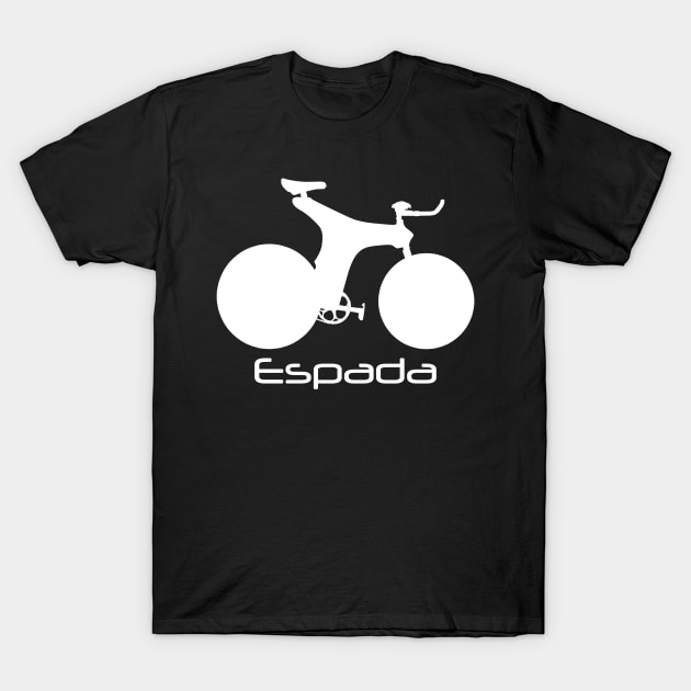 Pinarello Espada Bicycle T-Shirt by nutandboltdesign